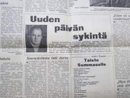 Neuvosto-Karjala - kansallinen yleisölehti, 18.6.1991; Lehmiä Suomesta Vuokkiniemelle ja moitteita avustuksena toimitettujen koneiden tilasta, Salmi-Seuran asioita..