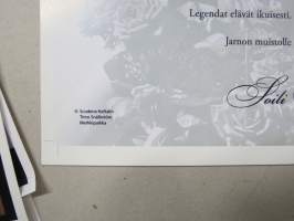 Jarno Saarinen -painokuva / painate, kirjapainon koearkkeja / ylijäämää erilaisista painotöistä