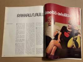 Me Naiset 1972 nro 3 ilmestynyt 19.1.1972, Pirjo Maukonen - rekkakuski, Riitta ja Ilkka Kontula, Aili ja Martti Laihorinne - elämä on kallis lahja