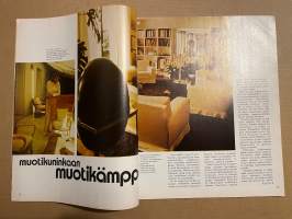 Me Naiset 1972 nro 17 ilmestynyt 26.4.1972, Yves Saint Laurentin asunto, Anneli Sari, Martti Romppainen, Kauniiden naisten niksit