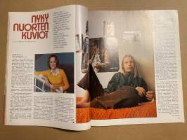 Me Naiset 1972 nro 17 ilmestynyt 26.4.1972, Yves Saint Laurentin asunto, Anneli Sari, Martti Romppainen, Kauniiden naisten niksit