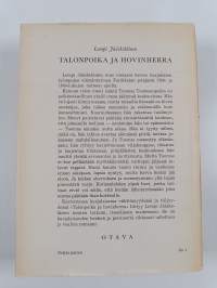 Talonpoika ja hovinherra : historiallinen romaani