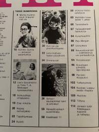 Me Naiset 1972 nro 35 ilmestynyt 30.8.1972, Syysmuoti, Irwinin ja Timo T. A. Mikkosen kymmenottelu, Nelivaljakko - Aura-Liisa, Helena, Marianne ja Helinä Laihorinne