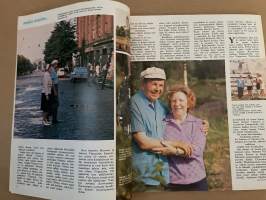 Me Naiset 1972 nro 35 ilmestynyt 30.8.1972, Syysmuoti, Irwinin ja Timo T. A. Mikkosen kymmenottelu, Nelivaljakko - Aura-Liisa, Helena, Marianne ja Helinä Laihorinne