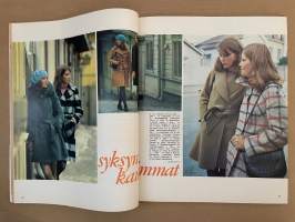 Me Naiset 1972 nro 35 ilmestynyt 30.8.1972, Syysmuoti, Irwinin ja Timo T. A. Mikkosen kymmenottelu, Nelivaljakko - Aura-Liisa, Helena, Marianne ja Helinä Laihorinne