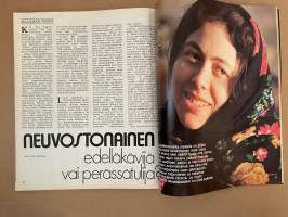 Me Naiset 1972 nro 35 ilmestynyt 30.8.1972, Syysmuoti, Irwinin ja Timo T. A. Mikkosen kymmenottelu, Nelivaljakko - Aura-Liisa, Helena, Marianne ja Helinä Laihorinne
