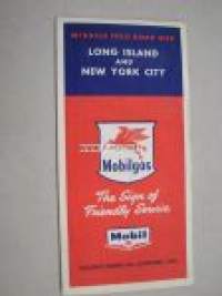 Mobil Long Island and New York City -tiekartta