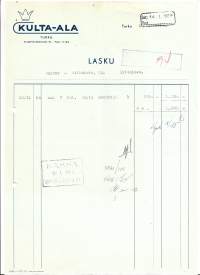 Kulta-Ala Turku 1955 -  firmalomake