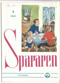 Spararen  1957 nr 5 , säästöpankkiväen lehti