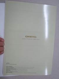 Onkyo Audio Products 1996-1997 -catalog / tuoteluettelo