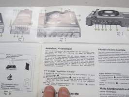 National Panasonic Model SG-1070L Kompakt Stereo Bedienungsanleitung / Bruksanvisning / Käyttöohje