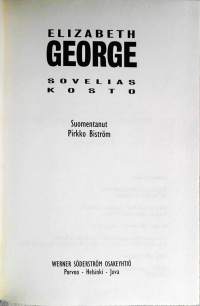 Sovelias kosto