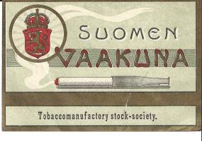Suomen Vaakuna   - tupakkaetiketti