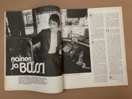 Me Naiset 1972 nro 37 ilmestynyt 13.9.1972, Imatran valtionhotelli,  Arja Räsänen - nainen ja bussi, Rudolf Nurejev, Jaakko Viljakainen elää taiteelle