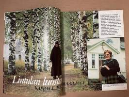 Me Naiset 1972 nro 43 ilmestynyt 25.10.1972, Kristiina Mykkänen, Lintulan luostari, Sirkka Lehto, Lea Pennanen, Arnold Schwarzenegger Suomessa, Marlon Brando