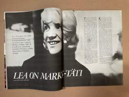 Me Naiset 1972 nro 43 ilmestynyt 25.10.1972, Kristiina Mykkänen, Lintulan luostari, Sirkka Lehto, Lea Pennanen, Arnold Schwarzenegger Suomessa, Marlon Brando