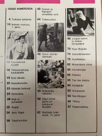 Me Naiset 1972 nro 48 ilmestynyt 29.11.1972, Vuodet kaunistavat - Harriet Erisson,  Maija Karhi, Rose-Marie Stockmann, Ruhtinatar Grace, Olavi Virran perhe