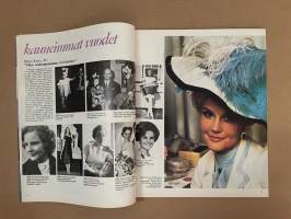 Me Naiset 1972 nro 48 ilmestynyt 29.11.1972, Vuodet kaunistavat - Harriet Erisson,  Maija Karhi, Rose-Marie Stockmann, Ruhtinatar Grace, Olavi Virran perhe