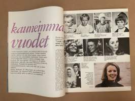 Me Naiset 1972 nro 48 ilmestynyt 29.11.1972, Vuodet kaunistavat - Harriet Erisson,  Maija Karhi, Rose-Marie Stockmann, Ruhtinatar Grace, Olavi Virran perhe