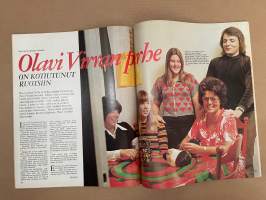 Me Naiset 1972 nro 48 ilmestynyt 29.11.1972, Vuodet kaunistavat - Harriet Erisson,  Maija Karhi, Rose-Marie Stockmann, Ruhtinatar Grace, Olavi Virran perhe
