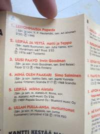 Kantti kestää nauttia - Leipä laulu ja henkilöt - Leipätiedotus LEIMC1 -C-kasetti / C-cassette, mm. Irwin Goodman, Popeda, Veikko Lavi, Juha Vainio, Vesa-Matti Loiri