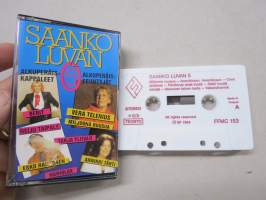 Saanko luvan 5 FFMC153 -C-kasetti / C-cassette, mm. Vera Telenius, Esko Rahkonen, Reijo Taipale, Berit, Unto Satoranta, Henry Theel, Ahti Lampi, Humppalallit, ym.