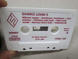 Saanko luvan 5 FFMC153 -C-kasetti / C-cassette, mm. Vera Telenius, Esko Rahkonen, Reijo Taipale, Berit, Unto Satoranta, Henry Theel, Ahti Lampi, Humppalallit, ym.