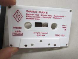 Saanko luvan 5 FFMC153 -C-kasetti / C-cassette, mm. Vera Telenius, Esko Rahkonen, Reijo Taipale, Berit, Unto Satoranta, Henry Theel, Ahti Lampi, Humppalallit, ym.