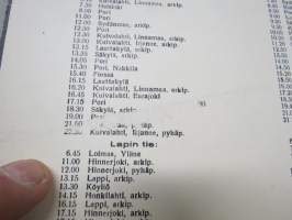 Rauman seudun linja-autoaikataulut -kokooma-aikataulu