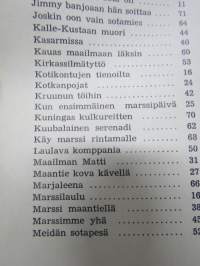 Taaskin tuli laulettavaksi - SA laulukirja, Pääesikunnan koulutustoimisto 1959