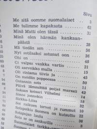 Taaskin tuli laulettavaksi - SA laulukirja, Pääesikunnan koulutustoimisto 1959
