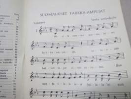 Taaskin tuli laulettavaksi - SA laulukirja, Pääesikunnan koulutustoimisto 1959