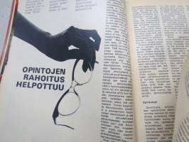 Kotiliesi 1970 17, syyskuu I, 11.9.1970, Abortti, Naisia teollisuuden palveluksessa, Opintojen rahoitus, Pääsin itäsaksalaiseen kotiin, Syysmuoti, Sokeat pienokaiset
