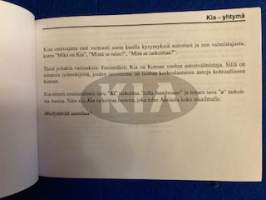 Kia Rio käyttöohjekirja