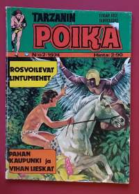 Tarzanin poika 2/1974 - Rosvoilevat lintumiehet. (Sarjakuva - albumi)