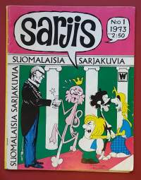 Sarjis 1/1973 - Suomalaisia sarjakuvalehtiä. (Sarjakuvalehti)