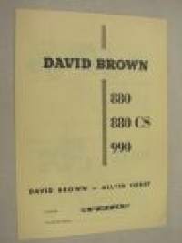 David Brown 880 , 880 CS, 990 -myyntiesite