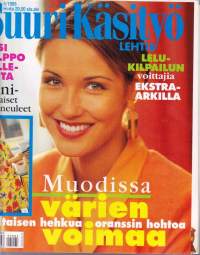 Suuri käsityölehti 1995 N:o 5. Sisältää kaava-arkit A + B ja ohjeet sekä Rimppa-Riinan ja Onni-Iivarin kaavat ja ohjeet. Katso sisältö kuvista.