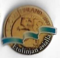 Suomi 1997 Etulinjan asialla -  rintamerkki  ruuvimerkki