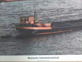 Teollisuusalue Reini varrella opetustaulu