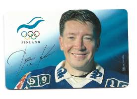 HPY Jari Kurri  Olympia  - puhelinkortti