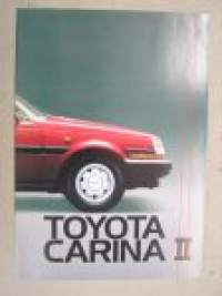 Toyota Carina II -myyntiesite / sales brochure