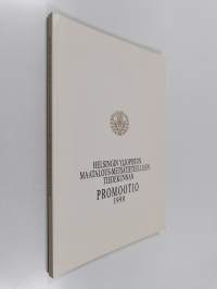 Helsingin yliopiston maatalous-metsätieteellisen tiedekunnan promootio 1990