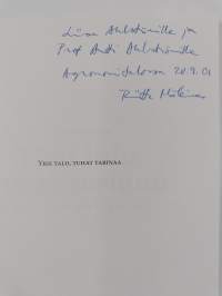 Yksi talo, tuhat tarinaa : Agronomitalon historia 1901-2001 (tekijän omiste, signeerattu)