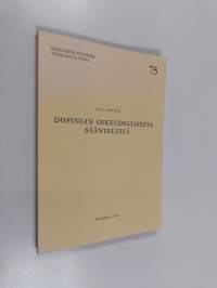 Dopingin oikeudellisesta sääntelystä