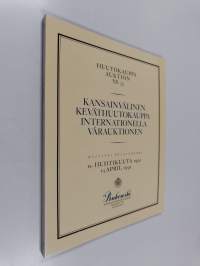 Huutokauppa auktion no 35 : kansainvälinen keväthuutokauppa internationella vårauktionen : 14.4.1991