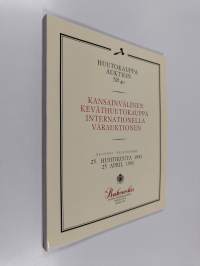 Huutokauppa auktion no 40 : kansainvälinen keväthuutokauppa internationella vårauktionen : 25.4.1993
