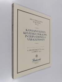 Huutokauppa auktion no 30 : kansainvälinen keväthuutokauppa internationella vårauktionen : 8.4.1990