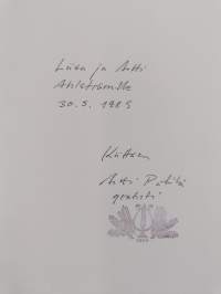 Helsingin yliopiston maatalous-metsätieteellisen tiedekunnan promootio 1984 (signeerattu, tekijän omiste)