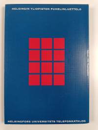Helsingin yliopiston puhelinluettelo 1993 = Helsingfors universitets telefonkatalog